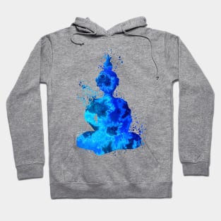 Blue Buddha Silhouette Hoodie